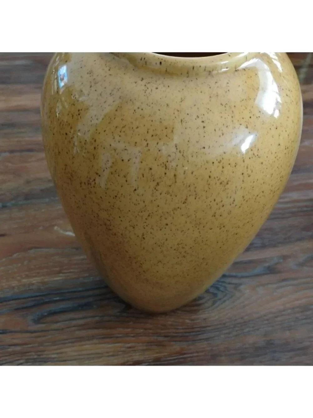Vintage Royal Haeger Yellow Speckled Vase 13
